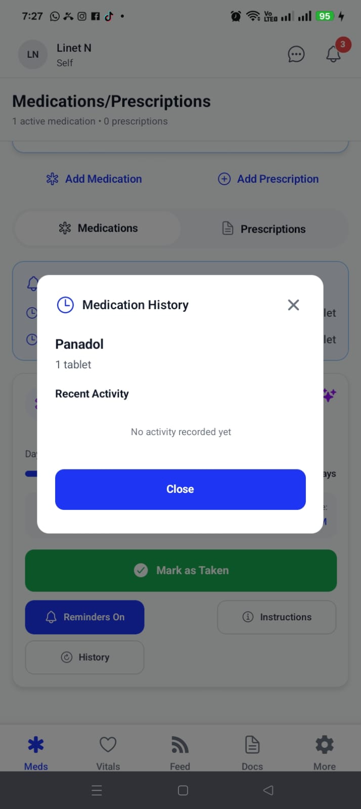 Health App (Team) screenshot 1